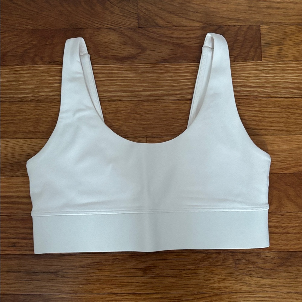 Cream Sports Bra